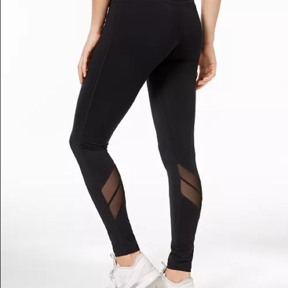 NWOT Plus Size 2x Ideology Mesh Black Pants